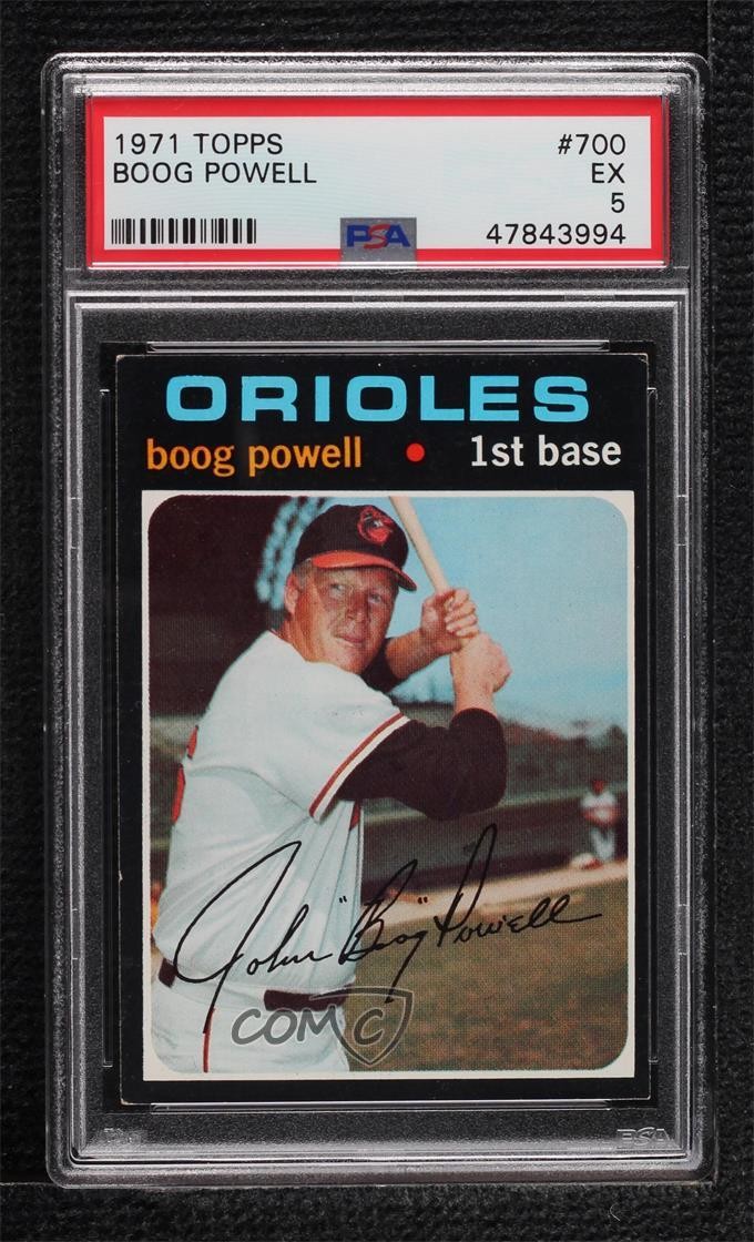 1971 Topps High # Boog Powell #700 PSA 5 1d07