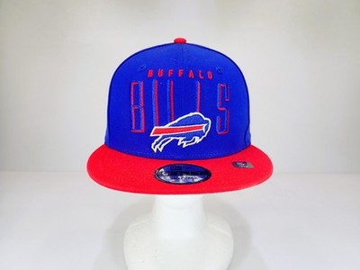 New Era 9FIFTY Buffalo Bills Snapback Hat Blue Red NFL Flat Bill Cap