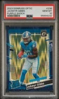 2023 Donruss Optic Rated Rookie Jahmyr Gibbs #236 Purple Shock Prizm RC PSA 10