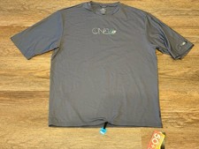 O Neil UV Protection Sun Shirt Short Sleeve 50 Ultraviolet Gray Men s XL NWT