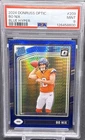 2024 Donruss Optic Bo Nix #209 Rated Rookie Blue Hyper Prizm PSA 9 Broncos BW3