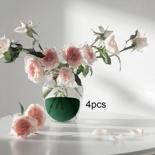 4Pcs Floral Dry Foam Half Balls Portable Green for Party Centerpiece Office