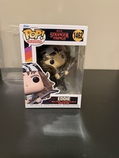 Eddie Stranger Things Funko Pop! #1462 Vinyl Figure with Protector 