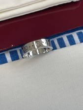 Gucci Ghost Silver Ring IT 21 Authentic New In Box