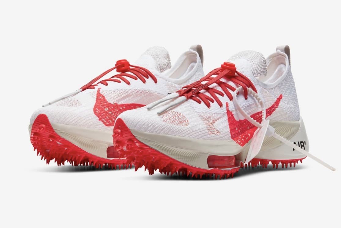 NIKE 27.5cm Off White Nike Air Zoom Tempo Next Flyknit Solar Red thumbnail 4