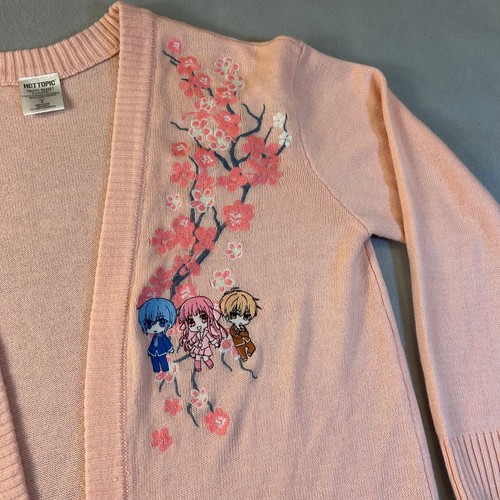 Cardigan Fruits Basket x Hot Topic Funimation donna XL ricamato aperto davanti - Foto 3 di 10