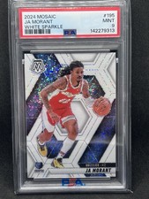 2024 Mosaic Ja Morant White Sparkle Psa 9
