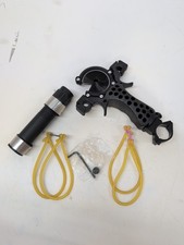 Multifunctional Slingshot Catapult Set Archery  Fishing Spool Black