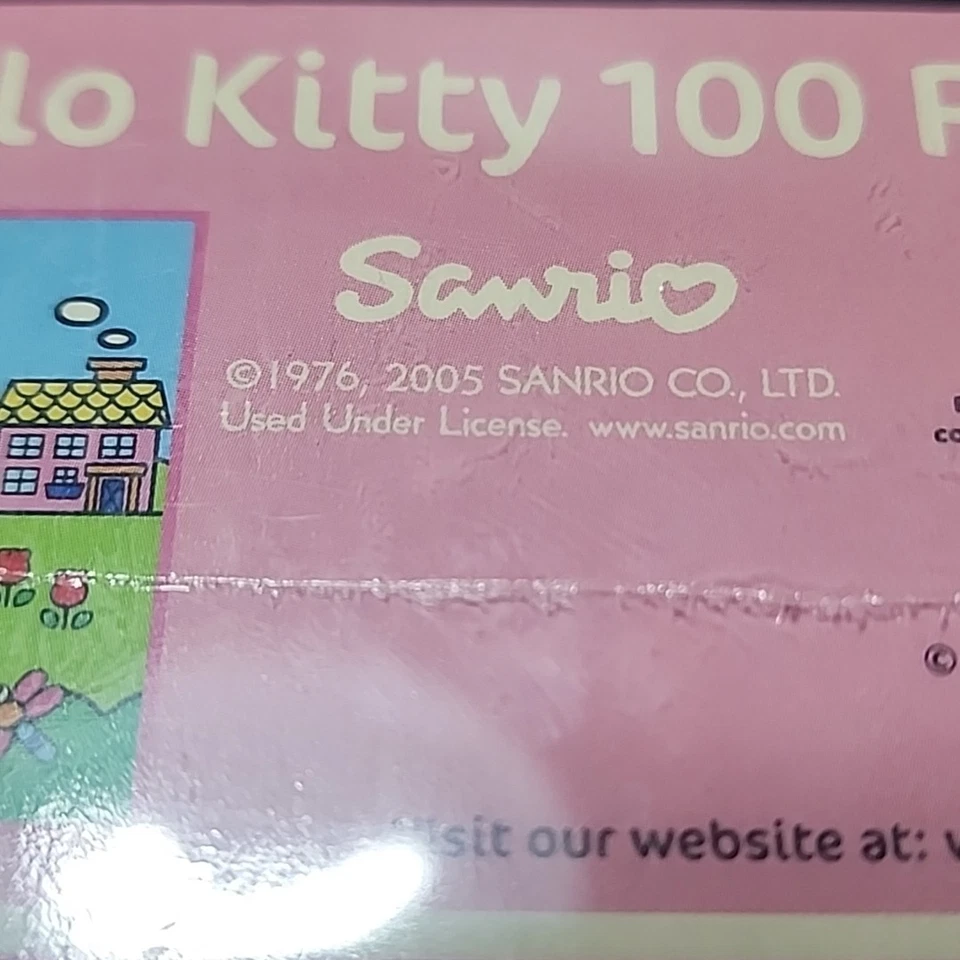 Hello Kitty балерина 100 шт. пазл 2005 стикер лист новый запечатанный - Изображение 4 из 4