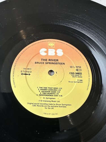 Bruce Springsteen The River Vinyl Double LP CBS Records 1980 EX+ ALL 1st EDITION - Picture 6 of 12