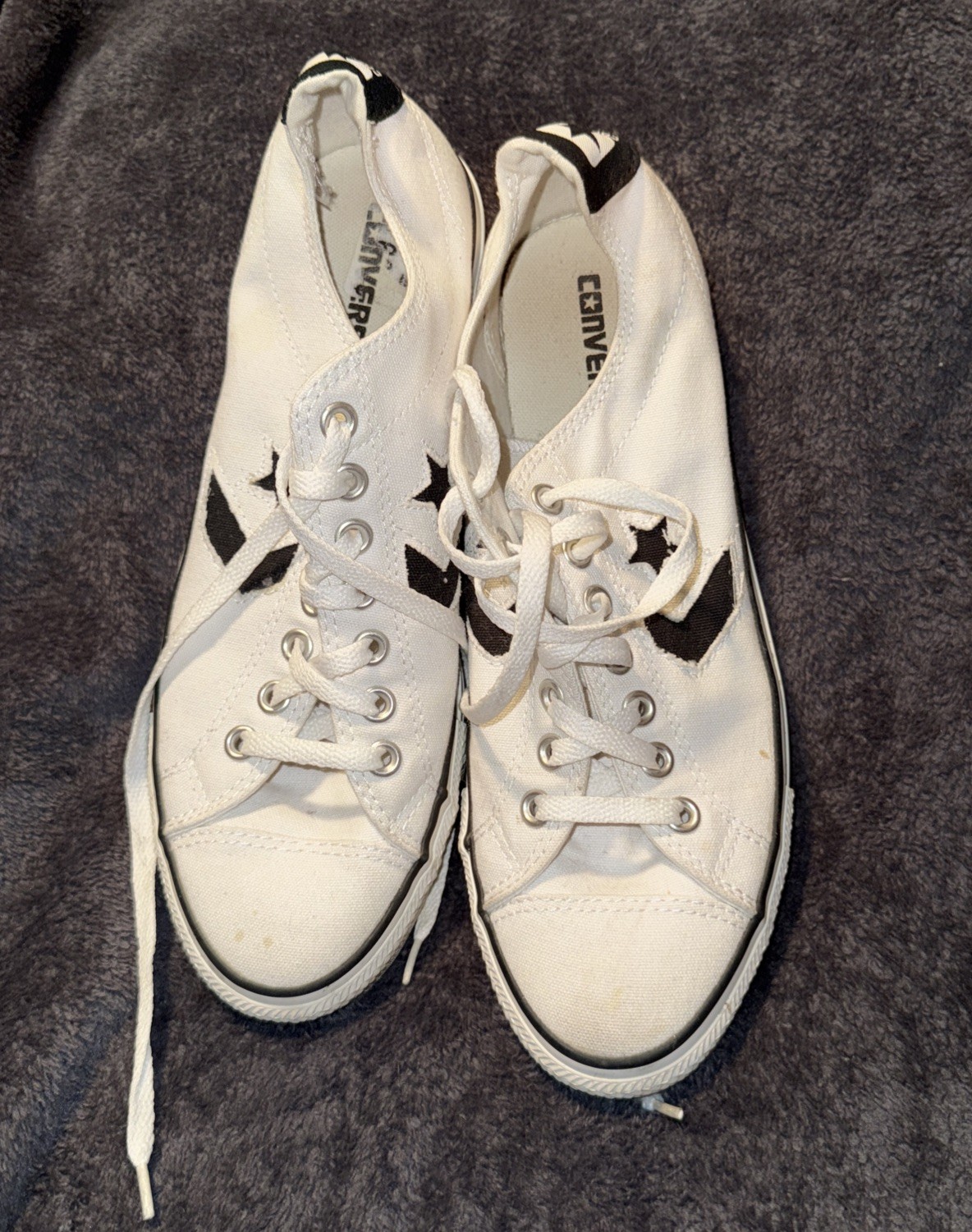 CONVERSE CHUCK TAYLOR ALL STAR LEATHER LOW, White, Sz 9.5