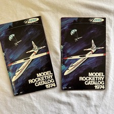 Estes No. 741 Model Rocketry Catalog 1974 Lot Of 2