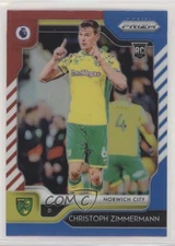 2019 Panini Prizm Premier League Red White & Blue Christoph Zimmermann Rookie RC