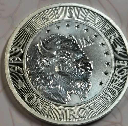 1oz Silver .999 Round Buffalo JM Bullion Silver Brilliant Uncirculated
