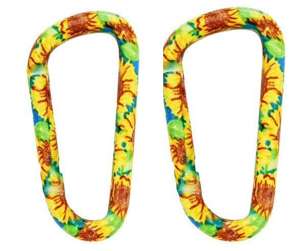 Munkees Karabiner Sunflower 2Er-Set - SchlüSselanhäNger, Taschenaccessoire-image