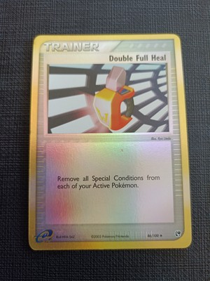 Double Full Heal - 86/100 Ex Sandstorm Pokémon Reverse Holo TCG