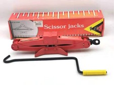 Cric a Pantografo 1,5 Tonnellate Professionale in Acciaio con Manovella per Auto