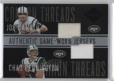 2004 Leaf Limited Common Threads /50 Joe Namath Chad Pennington #CT-8 HOF d4y