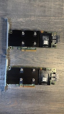 Dell Lot of 2 PCI Express SAS RAID Controller Cards