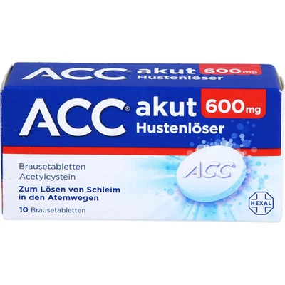 HEXAL AG ACC akut 600 Brausetabletten 10 St PZN 06197481