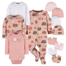 Gerber Baby Boys 12 Piece Layette Gift Set, Mommy's Bestie, 6-9 Months