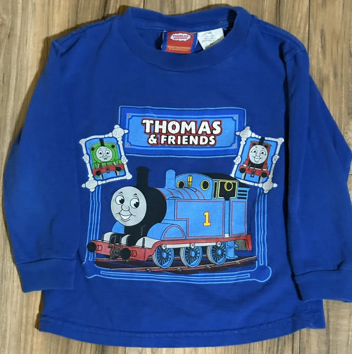 THOMAS & FRIENDS Maglietta Bambino Blu Mélange 13-14 Anni – Con Stampa Di Thomas, Cotone Ecosostenibile, In Collaborazione Con National Autistic Society - 4