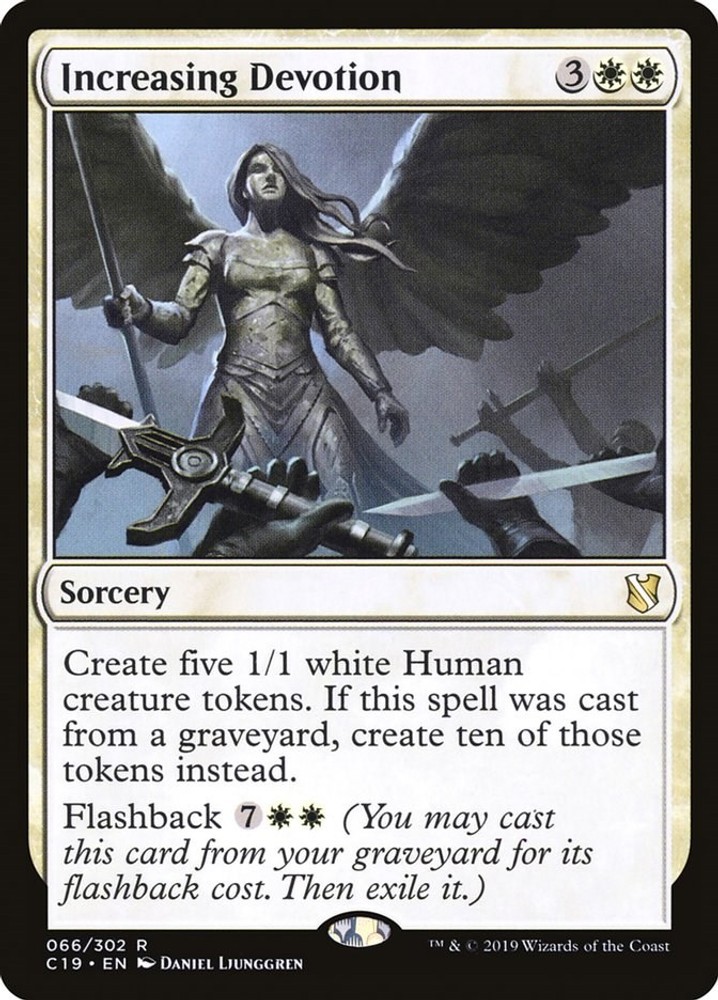 NM - Increasing Devotion [C19 - 66] Commander 2019