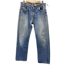 Levi's 501 60s 70s BIG E Parallel Stitch Button 6 Vintage Indigo Jeans W36 L29