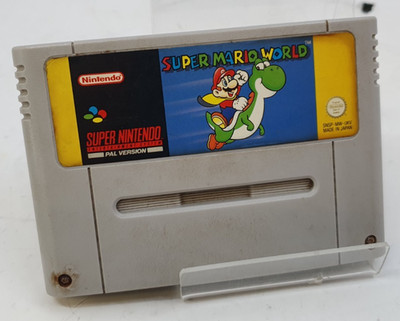 SUPER MARIO WORLD SNES SUPER NINTENDO SPIEL CARTRIDGE PAL