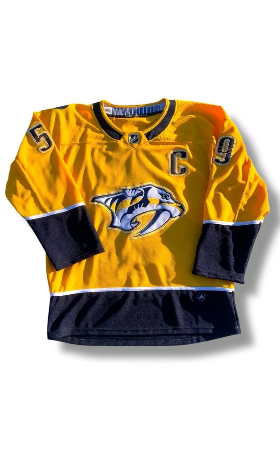 Nashville Predators Josi #59 SCF Adidas Hockey Authentic Jersey Size 46 Sports thumbnail 17