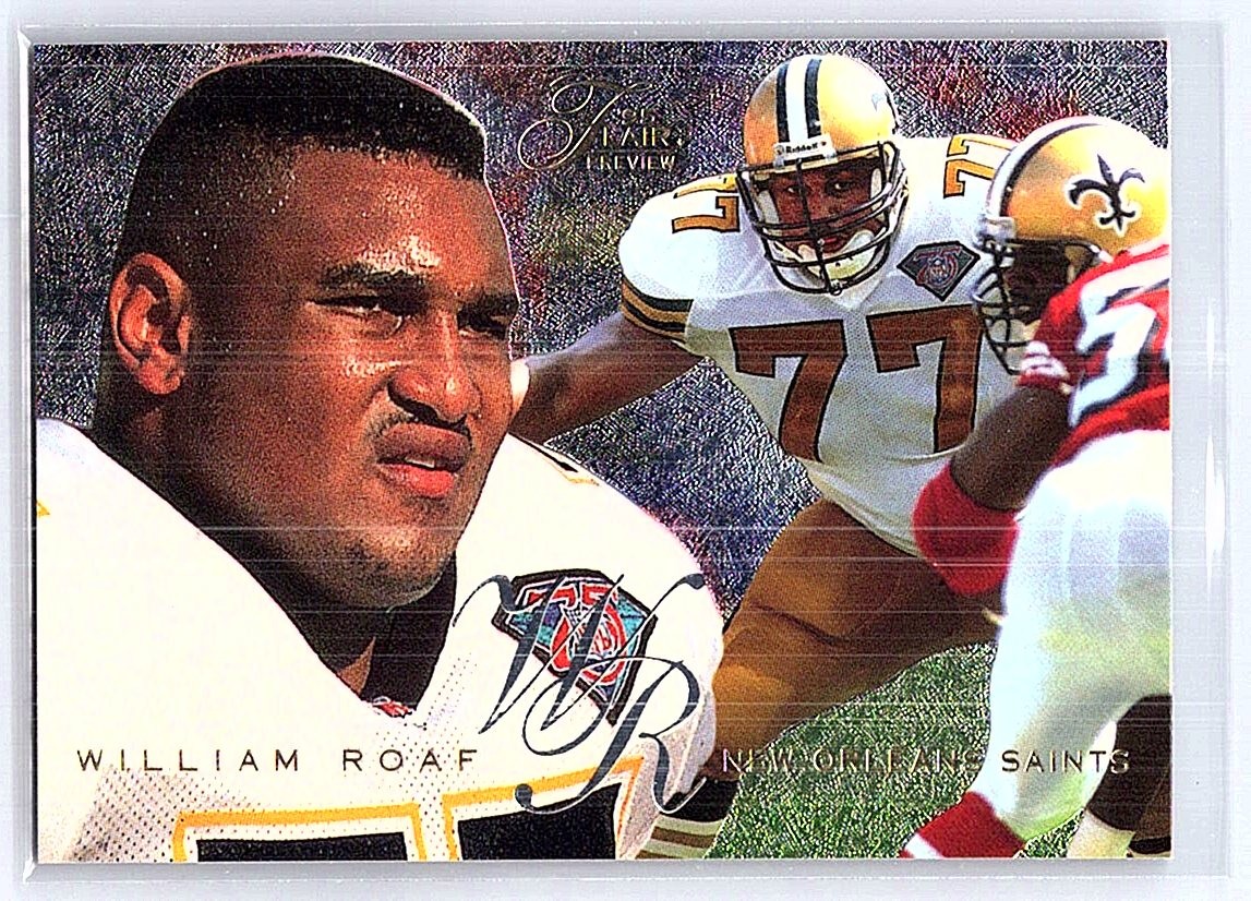 1995 Fleer #21 William Roaf Flair Preview