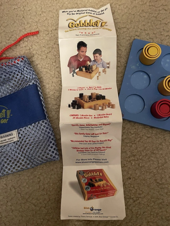 Gobblet on the go-El galardonado divertido juego de estrategia juego de mesa de colección Foto 3 de 4