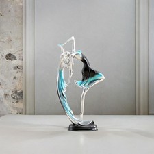 Statue de danse fille, figurine d'art en résine, ornement, sculpture danseuse