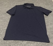 Anetik Men  s L Blue Polo Shirt Ultralight Outdoor Stretch UV 30 UPF Sun Protect