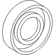 S.40757 Sparex Deep Groove Ball Bearing (6211ZZ) Fits Massey Ferguson