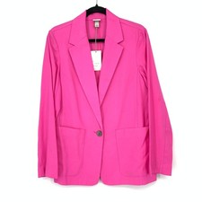 A New Day Bright Pink Blazer Womens Small NWT Tailored Jacket