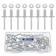 Pop Rivets 60pcs Stainless Steel Blind Rivet Assortment Set