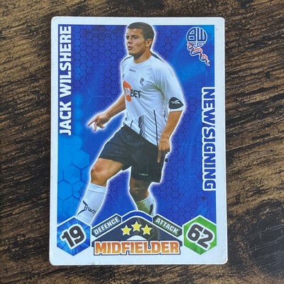 Match Attax Extra 2009/10 Jack Wilshere Neu Signatur (Beschreibung lesen)