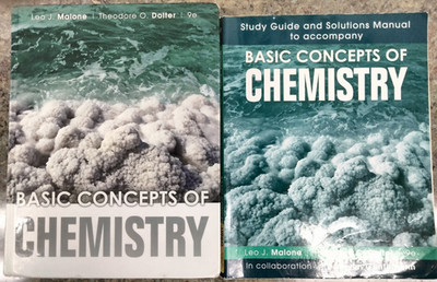 Basic Concepts of Chemistry 9e Textbook and Study Guide/Solutions Manual