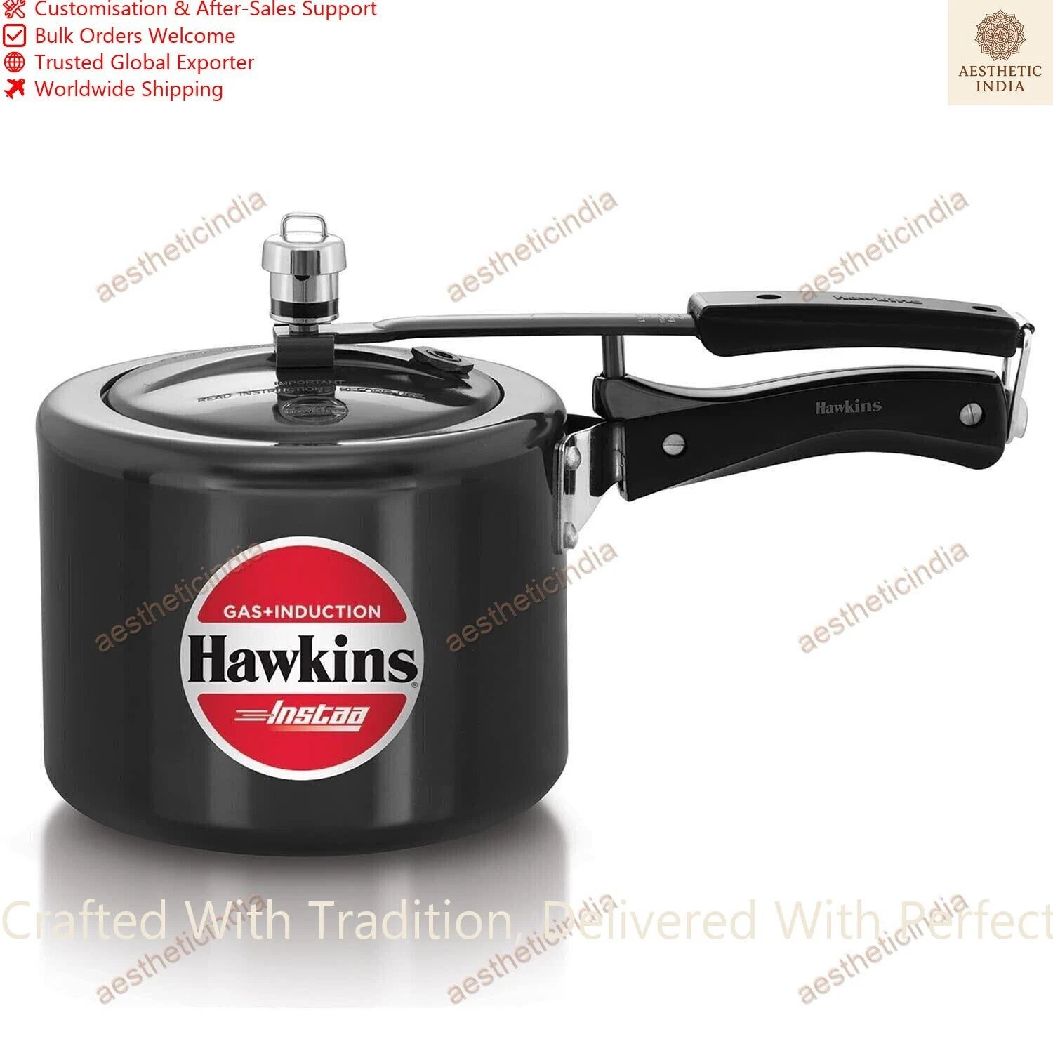 New Hawkins 3 Litre Instaa Pressure Cooker, Induction Inner Lid Cooker