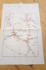 1905 South Eastern & Chatham Railway Map London Bridge Brixton