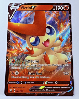 Victini V 021/163 - Battle Styles - Pokemon Card - Near Mint