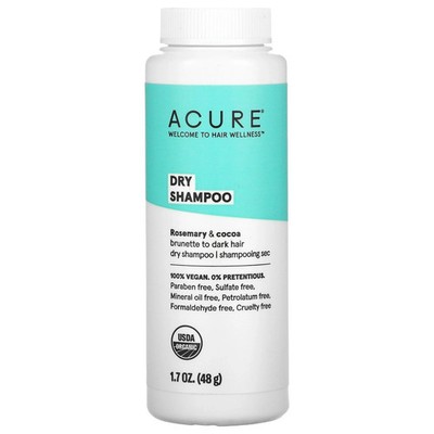 Acure Organics Dry Shampoo For Brunette to Dark Hair 1 7 oz 48 g Cruelty-Free