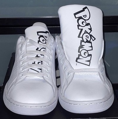adidas Pokemon Advantage Men's Sneaker Tennis Shoe White Black Sz 8 NWT