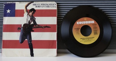 Bruce Springsteen - Born in the USA/Shut Out the Light 7'' 45 Vinyl - VG