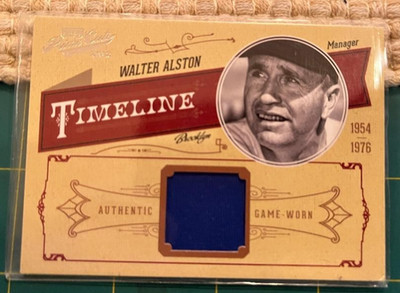 2012 Playoff Prime Cuts Timeline *WALTER ALSTON-BROOKLYN*HOF - Card No. 49-12/99