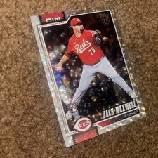 Topps 2026 Series One Zach Maxwell Rookie Card Cincinnati Reds #143 Refractor