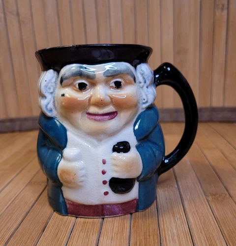Vintage Staffordshire England Shorter & Son Ordinary Toby Mug Hand Painted