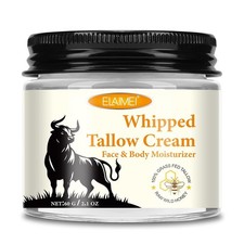 Beef Tallow for Skin, Beef Tallow and Honey Balm for Skin with Grass-Fed Pure Be