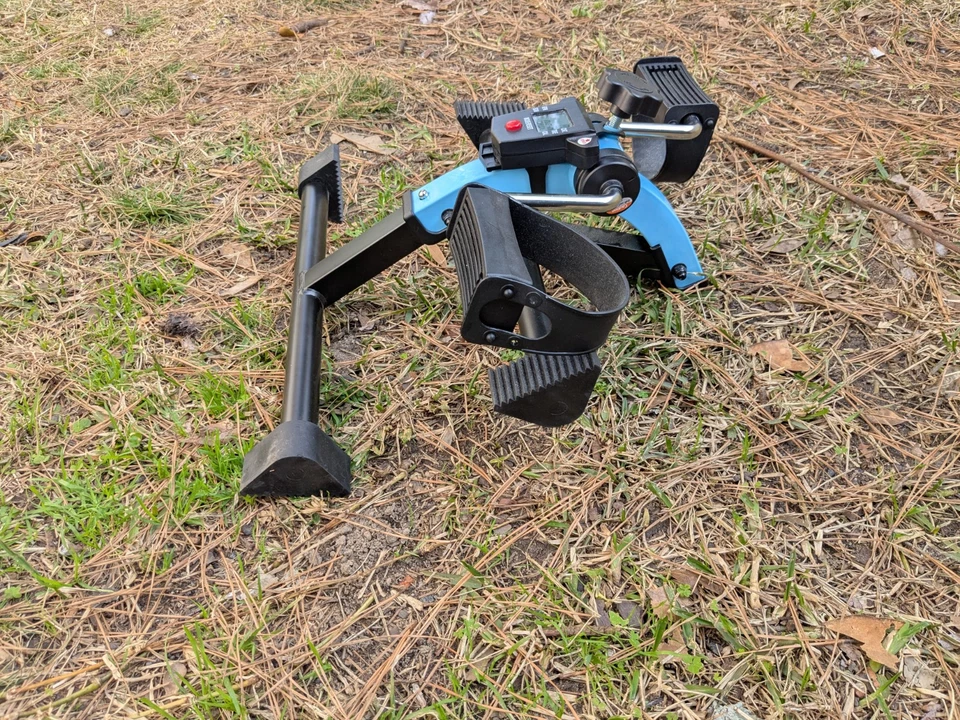 Drive Mini Exercise Under Desk Pedal Exerciser Cycle Leg Peddler LCD Work - Image 3 of 4